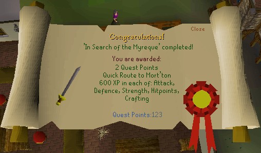 Quest reward pic